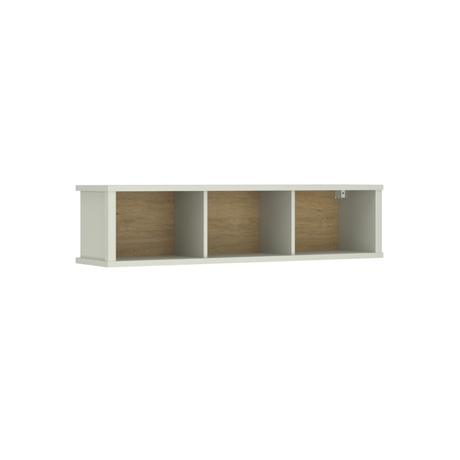 14800 Κρεμαστό Ράφι Karin Cashmere-Evoke Oak 126x30x30.5cm - Image 1