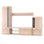 Σύνθεση Τηλεόρασης Marta 283x51.6x200εκ Sonoma - Image 2