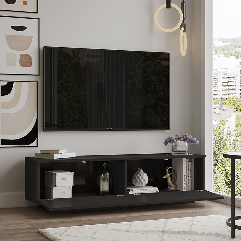 176-000069-1 Έπιπλο τηλεόρασης Zoeva pakoworld wenge 140x.35x38.2εκ - Image 1