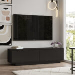 Έπιπλο τηλεόρασης Zoeva pakoworld wenge 140x.35x38.2εκ - Image 2