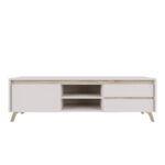 Σύνθετο σαλονιού Belka pakoworld κρεμ με oak 210,6x45x152,6εκ