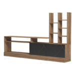 Σύνθετο σαλονιού Seruno pakoworld oak - μαύρο μαρμάρου 170x25x100εκ - Image 4