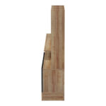 Σύνθετο σαλονιού Seruno pakoworld oak - μαύρο μαρμάρου 170x25x100εκ - Image 5
