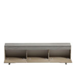 Έπιπλο τηλεόρασης Kasandra pakoworld μπεζ μαρμάρου-sonoma 180x35x48.5εκ