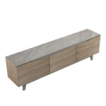 Έπιπλο τηλεόρασης Kasandra pakoworld μπεζ μαρμάρου-sonoma 180x35x48.5εκ - Image 5