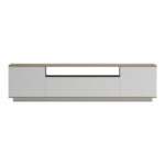 Έπιπλο τηλεόρασης Winey pakoworld σε sonoma-λευκή απόχρωση 180x44.5x44.5εκ - Image 3