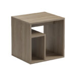 Βοηθητικό τραπέζι Doublo pakoworld sonoma 40x35x40εκ - Image 2