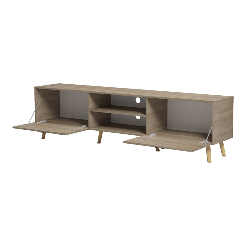 230-000204-1 Έπιπλο τηλεόρασης Gorna pakoworld sonoma 180x35x48.6εκ - Image 1
