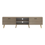 Έπιπλο τηλεόρασης Gorna pakoworld sonoma 180x35x48.6εκ - Image 3