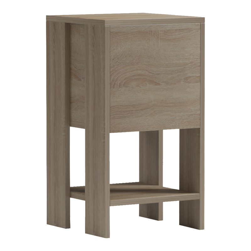 230-000223-1 Κομοδίνο Reppo pakoworld sonoma 30x30x55εκ - Image 1