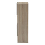 Σύνθετο σαλονιού Defry pakoworld sonoma-ανθρακί 177.5x31.5x110εκ - Image 5