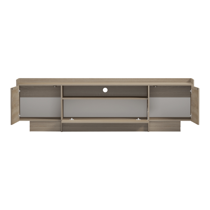 230-000285-1 Έπιπλο τηλεόρασης Derden pakoworld sonoma 197x38x58εκ - Image 1