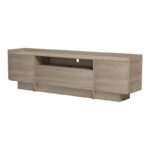 Έπιπλο τηλεόρασης Derden pakoworld sonoma 197x38x58εκ - Image 4