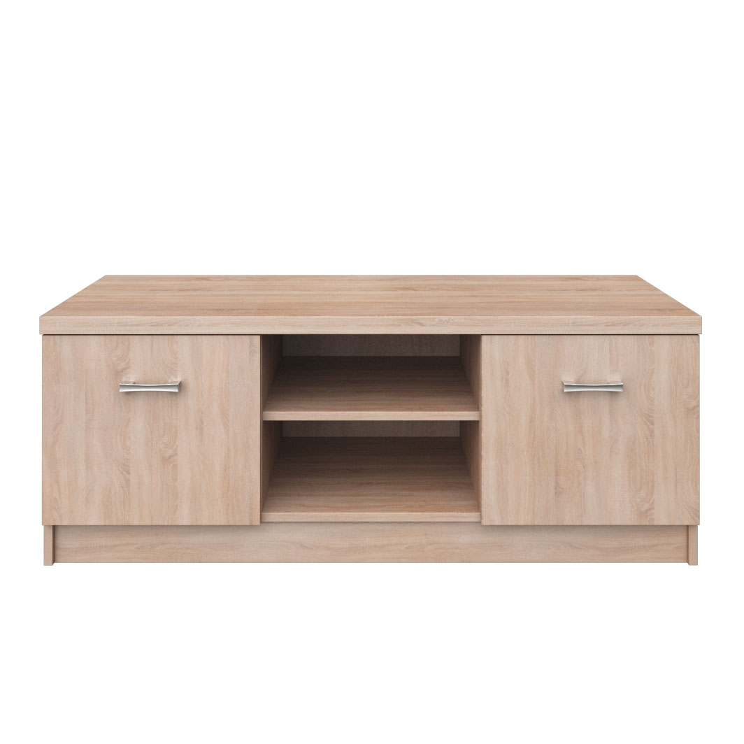2502 Έπιπλο TV 120x42x46εκ Sonoma Με Δύο Ντουλάπια - Image 1