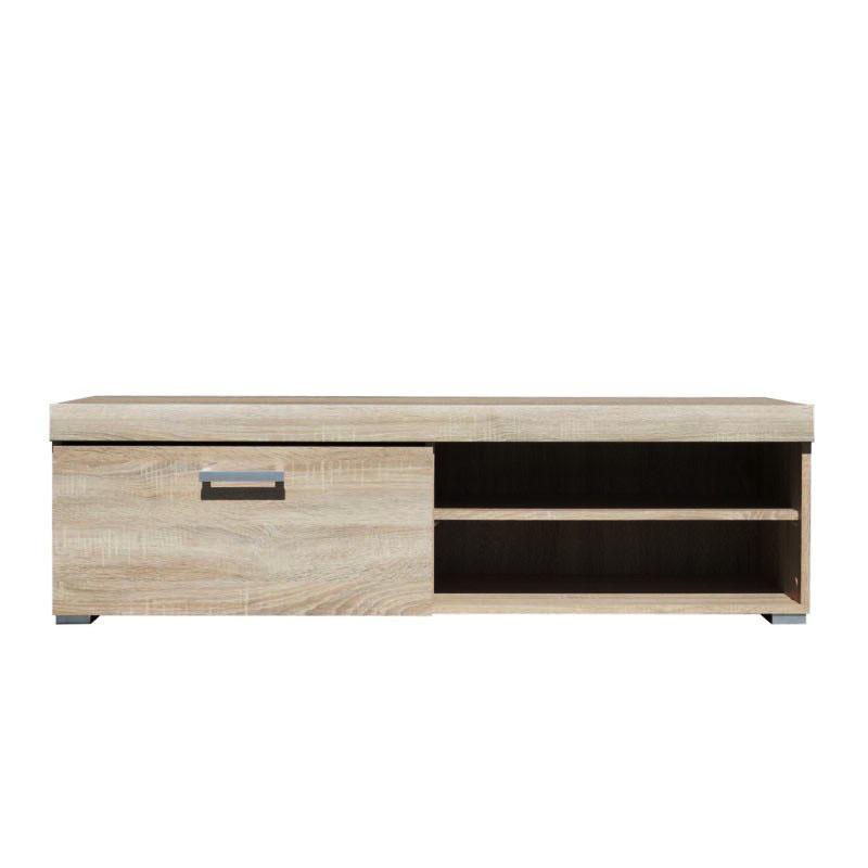 2571 Damis Επιπλο TV 134x45x39εκ Με MDF Διακόσμηση Sonoma - Image 1