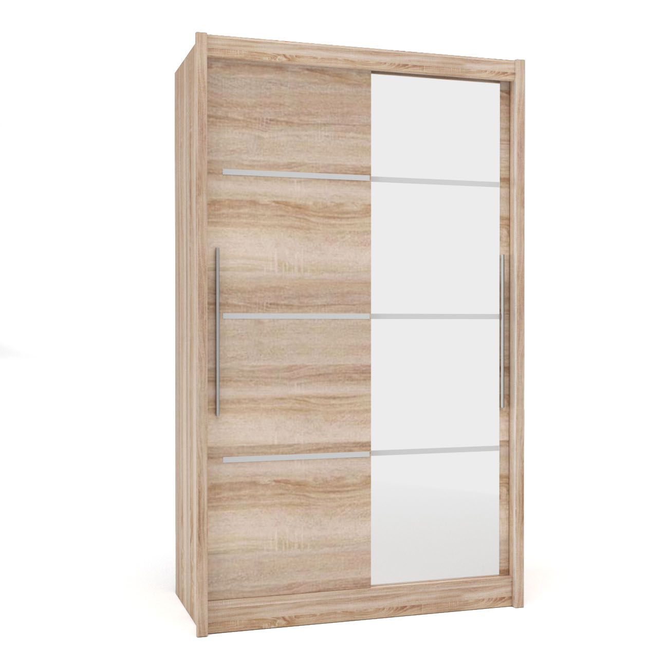 2590 Ντουλάπα Δίφυλλη Ilona Sonoma 130x61x215εκ MDF - Image 1