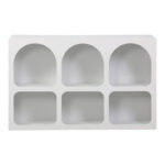 Μπουφές Emersi pakoworld με ράφια mdf σε λευκή απόχρωση 120x35x76εκ - Image 2