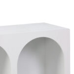 Μπουφές Emersi pakoworld με ράφια mdf σε λευκή απόχρωση 120x35x76εκ - Image 4