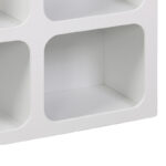 Μπουφές Emersi pakoworld με ράφια mdf σε λευκή απόχρωση 120x35x76εκ - Image 5
