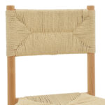 Καρέκλα Oarvine pakoworld φυσικό rubberwood-φυσικό σχοινί 46x52x88εκ - Image 5