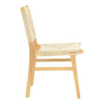 Καρέκλα Arten pakoworld σχοινί-rubberwood σε φυσική απόχρωση 60x55x85εκ - Image 2