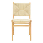 Καρέκλα Arten pakoworld σχοινί-rubberwood σε φυσική απόχρωση 60x55x85εκ - Image 3