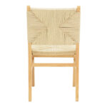 Καρέκλα Arten pakoworld σχοινί-rubberwood σε φυσική απόχρωση 60x55x85εκ - Image 4