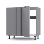 Craft Κάτω Γωνιακό Ντουλάπι Γραφίτη 100x48x82cm - Image 2