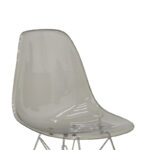 Καρέκλα Adelle pakoworld PP διάφανο γκρι-inox πόδι 46x55x81εκ - Image 4