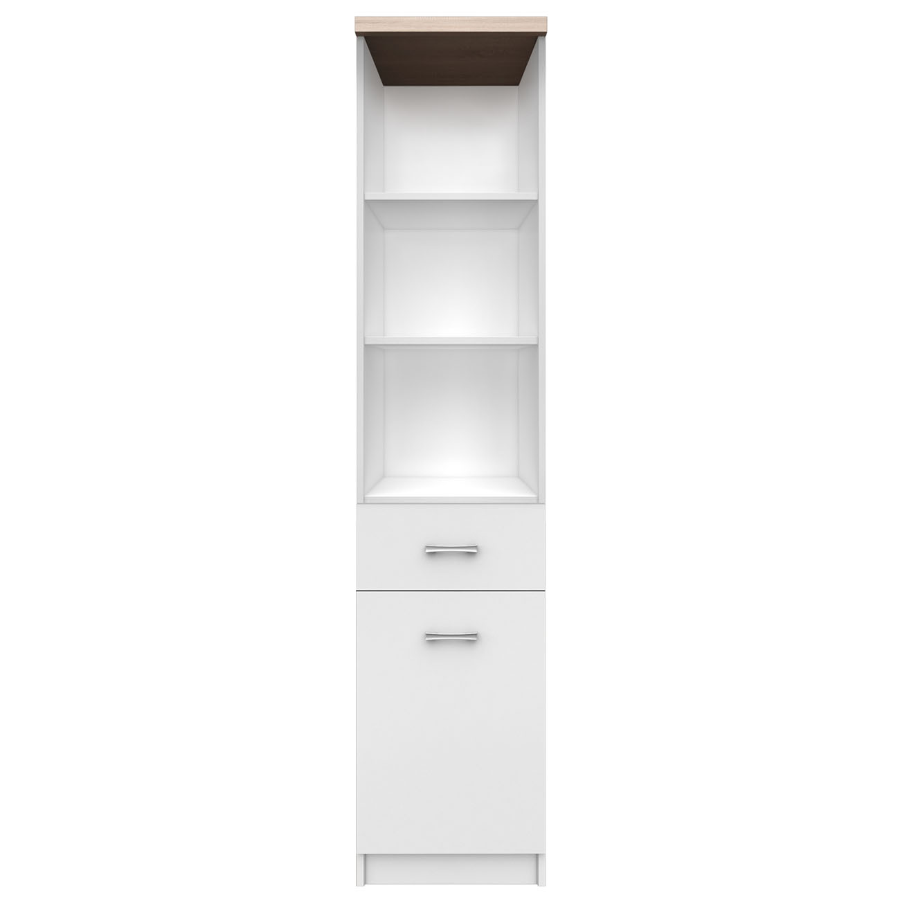 3048 Top Mix Ραφιέρα 40x33x183cm Λευκή-Σονόμα - Image 1