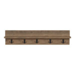 Κρεμάστρα τοίχου Esform pakoworld oak μελαμίνης 80x11x18εκ - Image 2