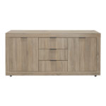 Μπουφές Doha pakoworld σε sonoma απόχρωση 180x45x80.5εκ - Image 3