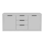 Μπουφές Doha pakoworld σε λευκή απόχρωση 180x45x80.5εκ - Image 3