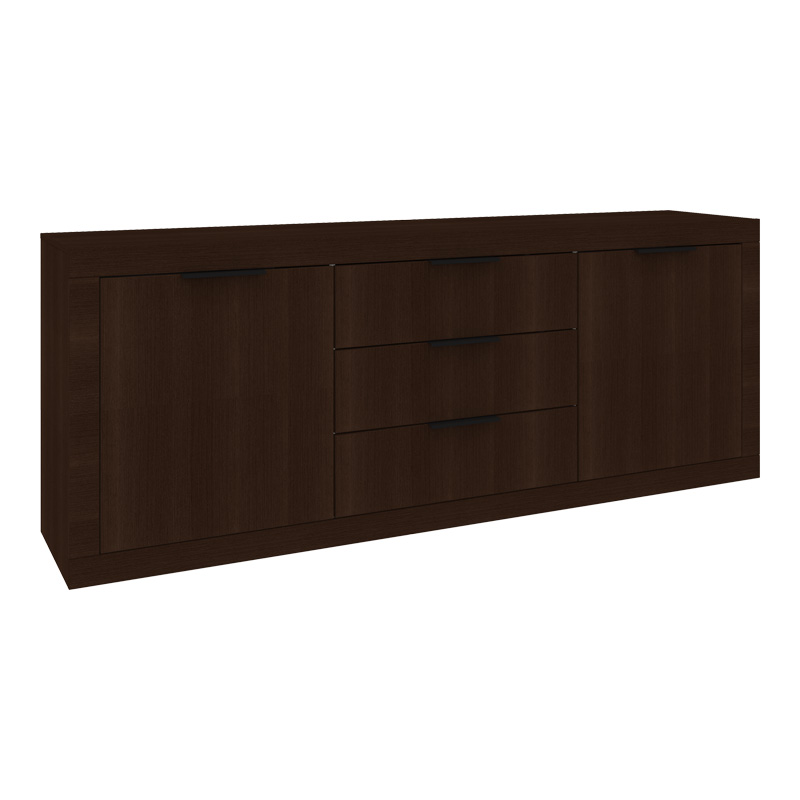361-000105-1 Μπουφές Doha pakoworld σε wenge απόχρωση 210x45x80.5εκ - Image 1