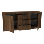 Μπουφές Doha pakoworld καρυδί με oak 180x45x80.5εκ - Image 2