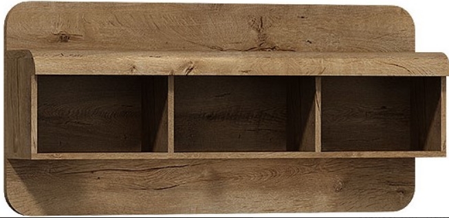 36134LN38 Ραφιέρα 36134-LN-38 Καρυδιά 120X56X25cm - Image 1