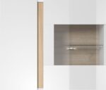 Βιτρίνα κρεμαστή 36146-ARCW-WV Λευκό+Λευκό High Gloss+Grandson 96,5x82,5x40cm - Image 2