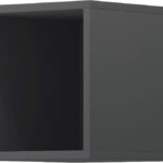 Ραφιέρα τοίχου 38107-ENJ-30-g Γραφίτης 30x30x35cm