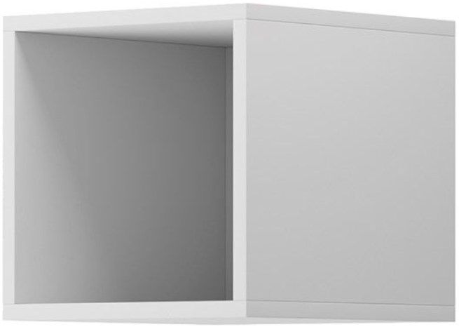38107ENJ30W1 Ραφιέρα τοίχου 38107-ENJ-30-w Λευκή 30x30x35cm - Image 1