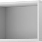 Ραφιέρα τοίχου 38107-ENJ-60-w Λευκή 60x30x35cm