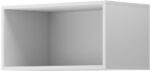Ραφιέρα τοίχου 38107-ENJ-60-w Λευκή 60x30x35cm