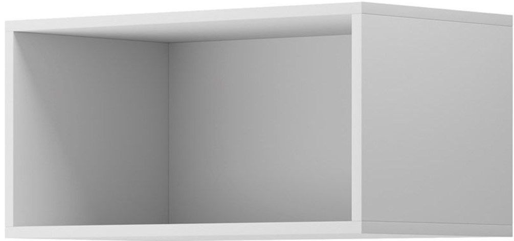 38107ENJ60W Ραφιέρα τοίχου 38107-ENJ-60-w Λευκή 60x30x35cm - Image 1