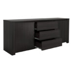 Μπουφές Kalya pakoworld σε wenge απόχρωση 220x49x89.5εκ - Image 3