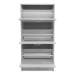 Παπουτσοθήκη Savaz pakoworld σε λευκή απόχρωση 60x24x114εκ - Image 3