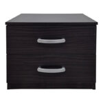 Κομοδίνο Athos pakoworld σε wenge απόχρωση 48x40x41.5εκ - Image 2