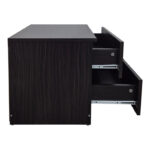 Κομοδίνο Athos pakoworld σε wenge απόχρωση 48x40x41.5εκ - Image 3