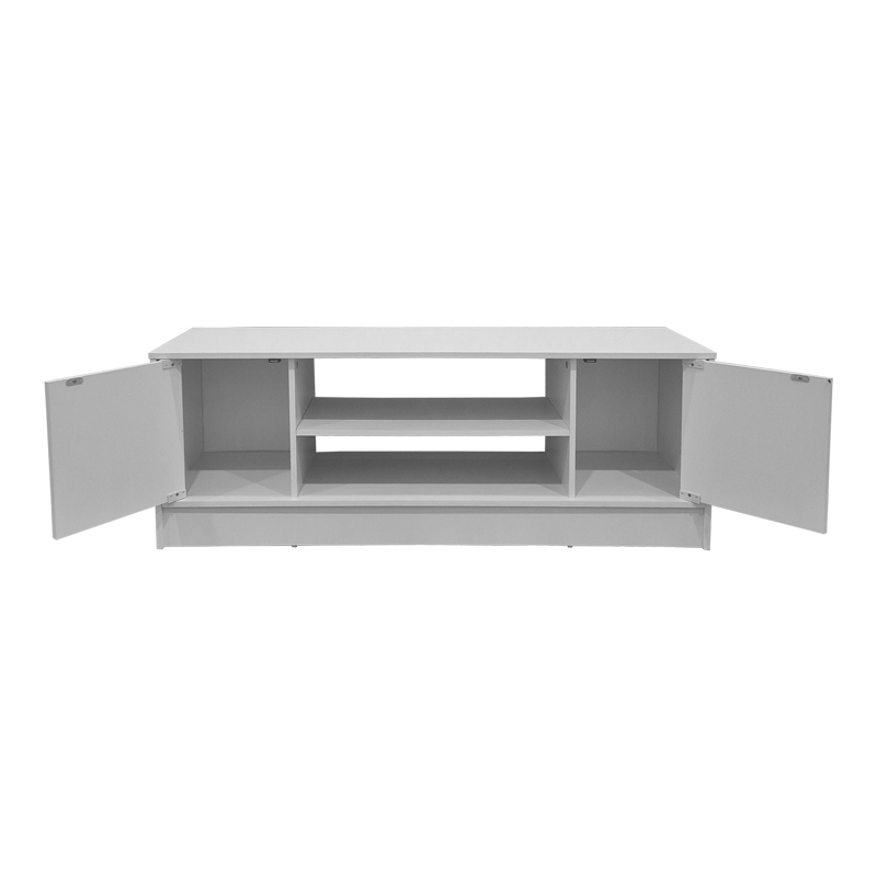 383-000118-1 Έπιπλο τηλεόρασης Sasa pakoworld λευκό 120x35x41.5εκ - Image 1