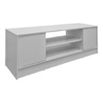 Έπιπλο τηλεόρασης Sasa pakoworld λευκό 120x35x41.5εκ - Image 2
