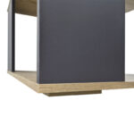 Τραπέζι σαλονιού Zelegan pakoworld sonoma-ανθρακί 60x60x39εκ - Image 3