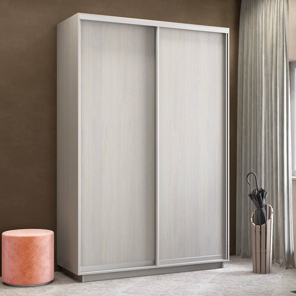 3901 Ντουλάπα Diamont Λευκό 150x60x220cm - Image 1